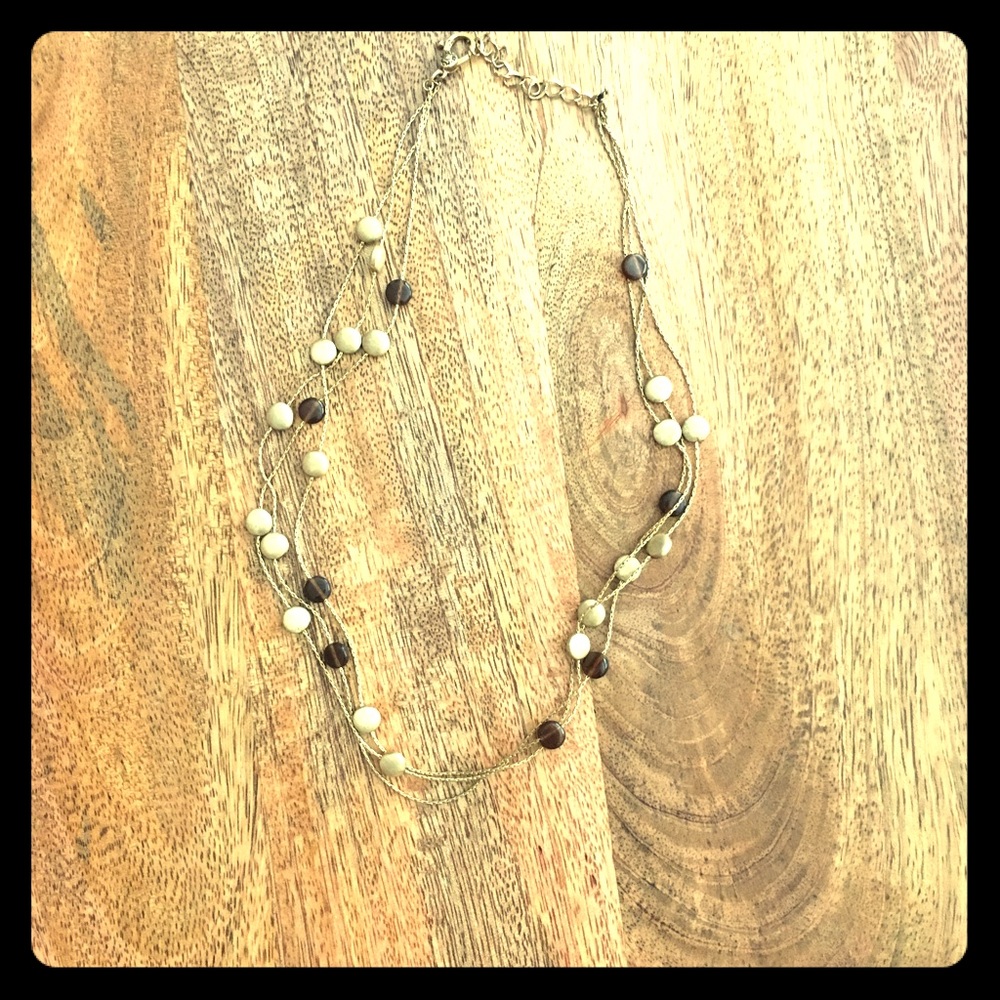 Monet Gold and Bronze Necklace